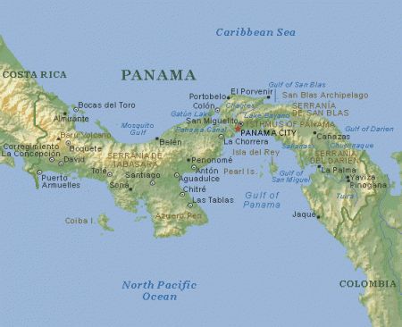 panama cartina