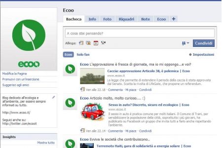 ecoo facebook pagina fan
