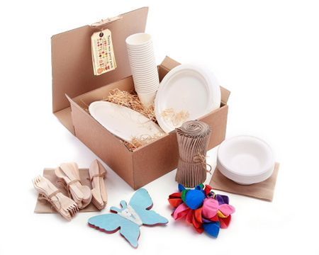 set biodegradabile per party o pic nic eco my party