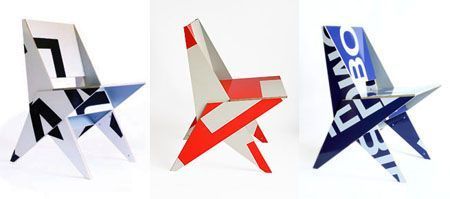 Typo Chair by Michael Bom