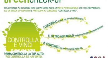 Green check-up: Fiat controlla auto gratis per l'ambiente