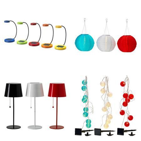 Lampade Ikea a energia solare