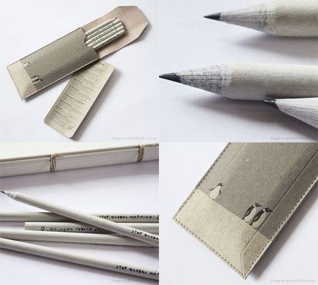 paper pencils stop global warming sul sito upon a fold