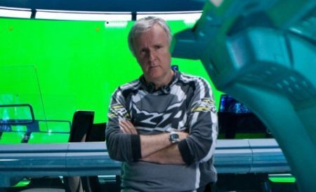 James Cameron sul set di "Avatar"