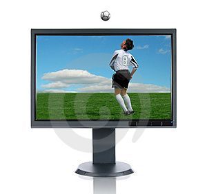 Televisore LCD per i Mondiali di Calcio 2010