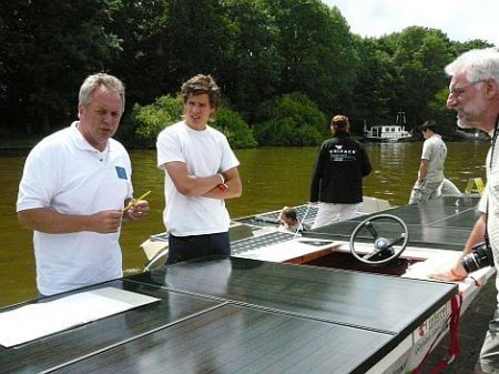 Gara per barche a energia solare in Sassonia