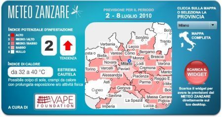 Meteo Zanzare