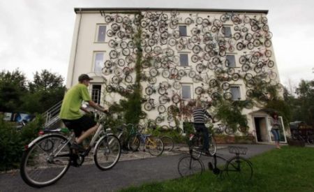 biciclette come murales