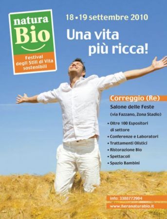 Natura Bio a Correggio, la locandina.