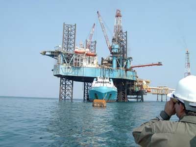 Piattaforma petrolifera.