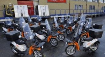 Scooter ecologici nella nuova flotta di TNT