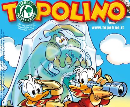 topolino impatto zero earth day fumetti green