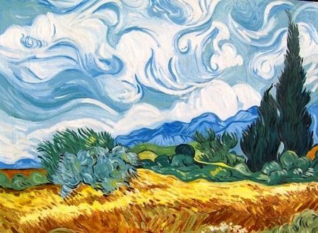 arte ecocompatibile opera van gogh piante