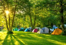 Campeggio in tenda