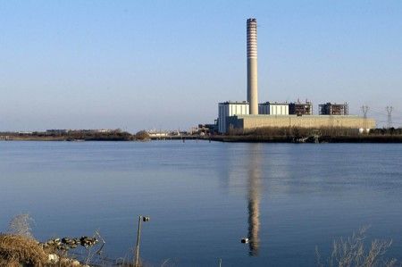 Centrale di Polesine Camerini ed il Delta delta po centrali elettriche