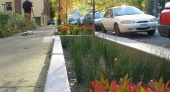 Le strade verdi di Portland per il recupero dell'acqua piovana