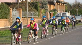 La mobilità sostenibile a Reggio Emilia con il BiciBus per i bambini
