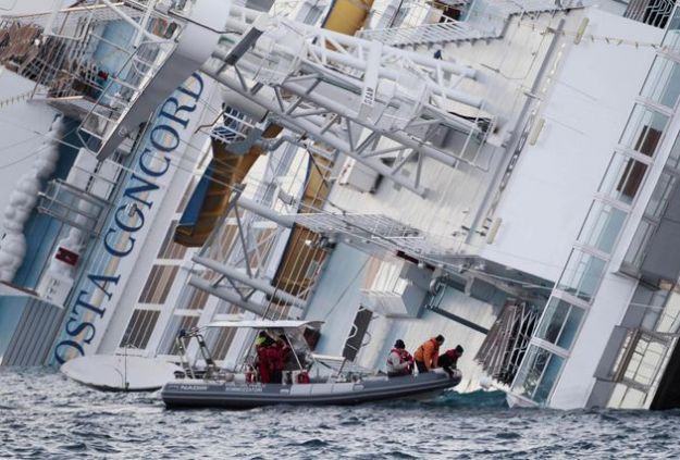 nave costa concordia svuotamento serbatoi