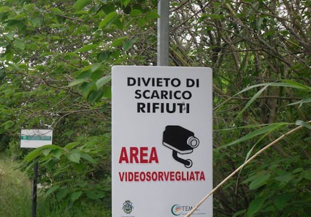 discariche abusive rifiuti videosorveglianza