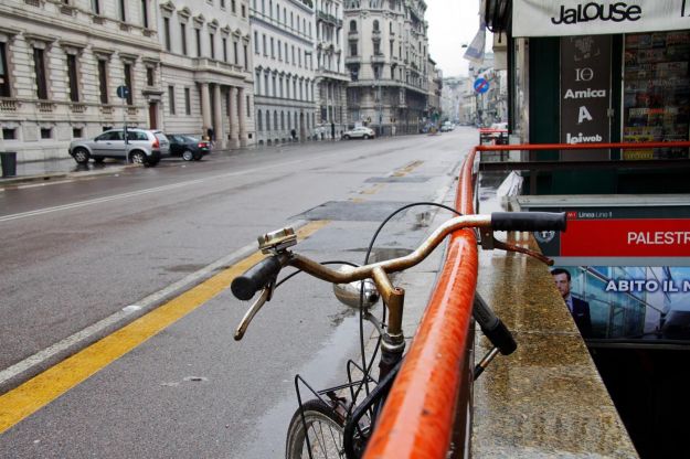 Giornata blocco del traffico a Milano Giornata blocco del traffico a Milano