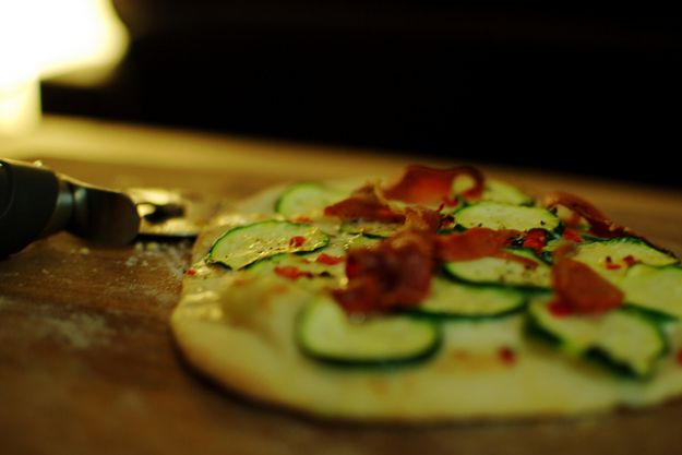 pizzette di sfoglia con zucca e spinaci