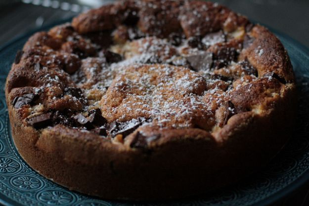 Torta pere-cioccolato-vegana Torta pere cioccolato vegana