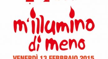 M'illumino di meno 2015: il 13 febbraio luci spente in tutta Italia