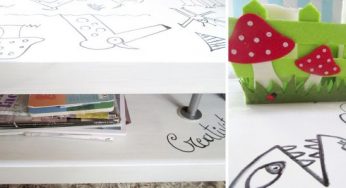 Come decorare un tavolo con i pennarelli: il tutorial con il riciclo creativo
