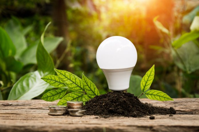 lampadine led Una lampadina a led a risparmio energetico