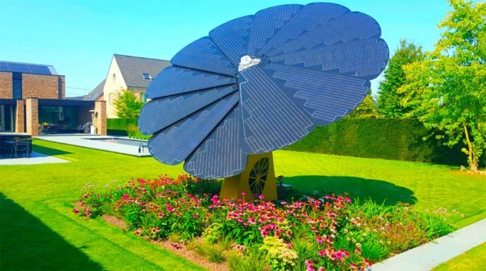 Smart Solar flower, impianto fotovoltaico girasole