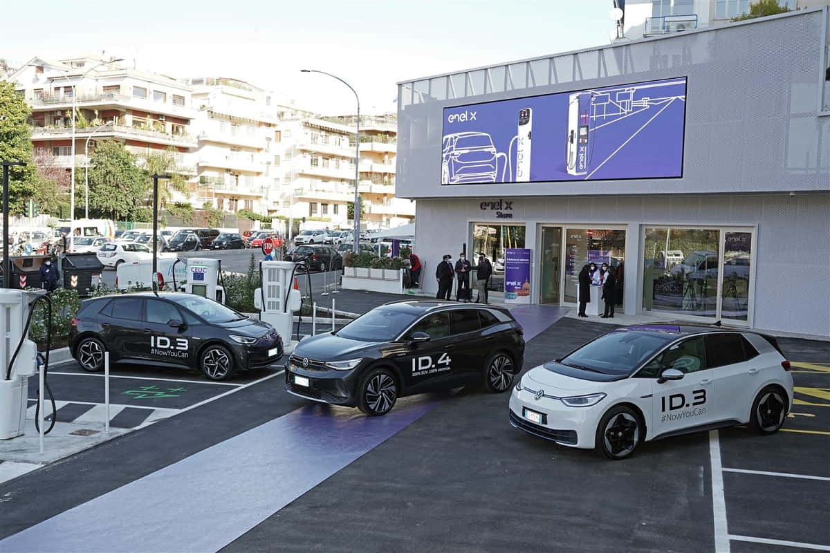 Panoramica Enel X Store di Roma