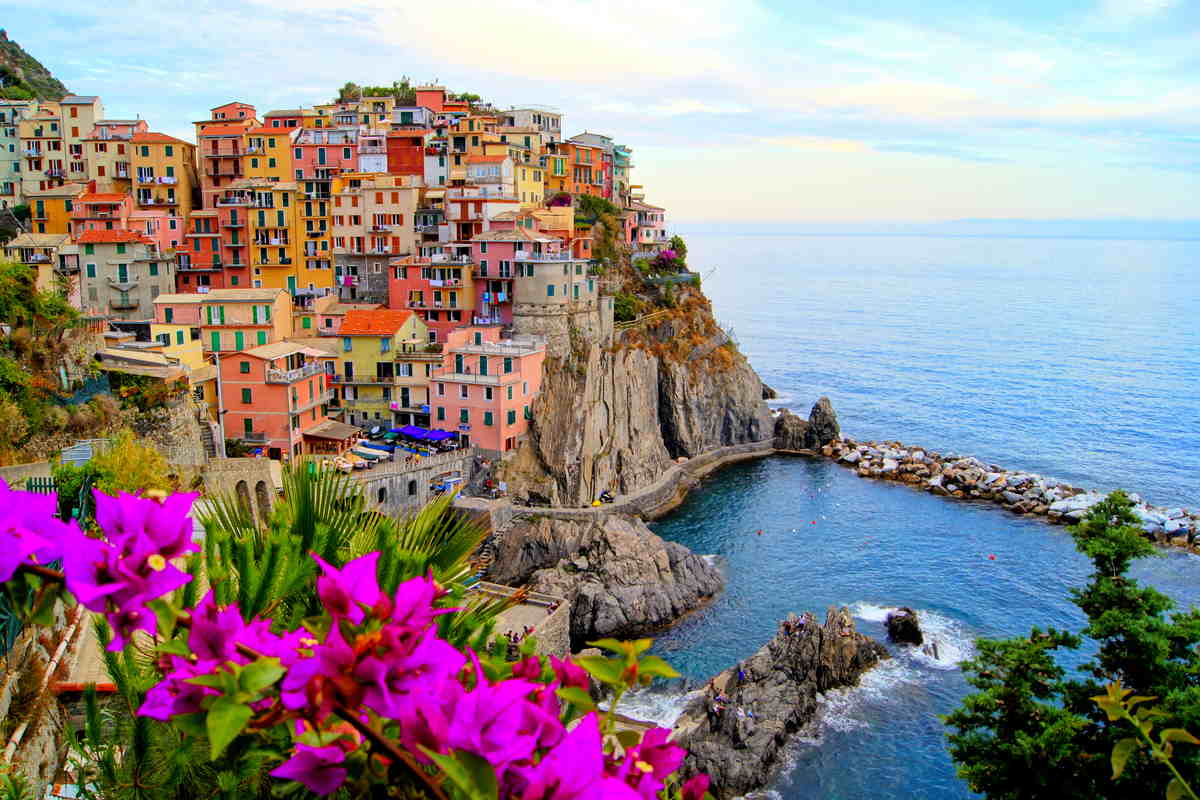 Vista panoramica di Manarola