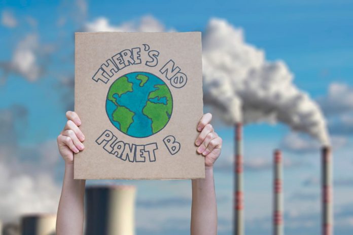 youth4climate planet cartello di protesta contro il cambiamento climatico