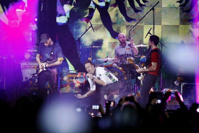 Coldplay tour sostenibile Coldplay tour sostenibile