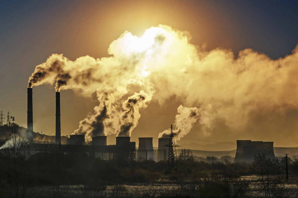 Emissioni di gas serra nell'atmosfera