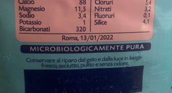 Bottiglie acqua, l’avviso sul retro: molti lo ignorano