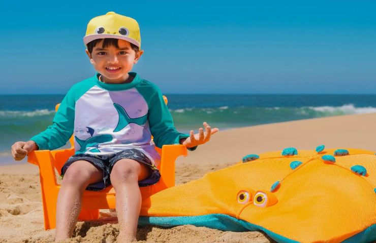 Costumi mare bambini retina incidenti pericolo