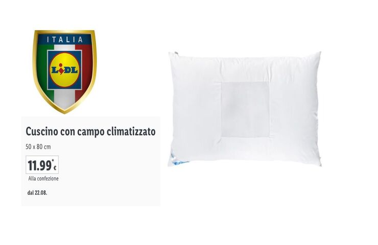 Cuscino climatizzato Lidl