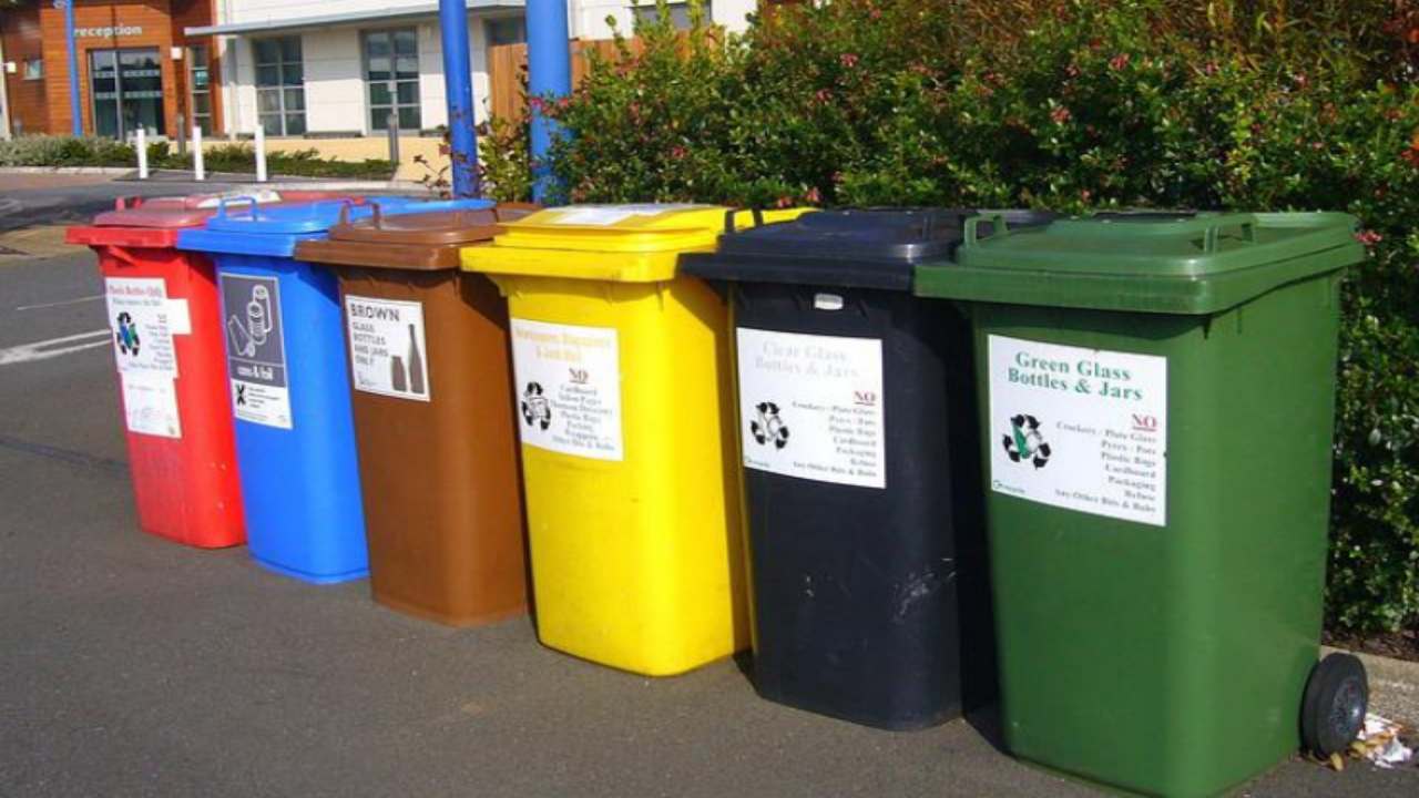secchi per la raccolta differenziata