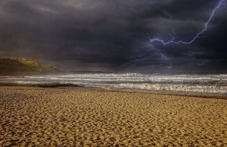 Fulmini in spiaggia