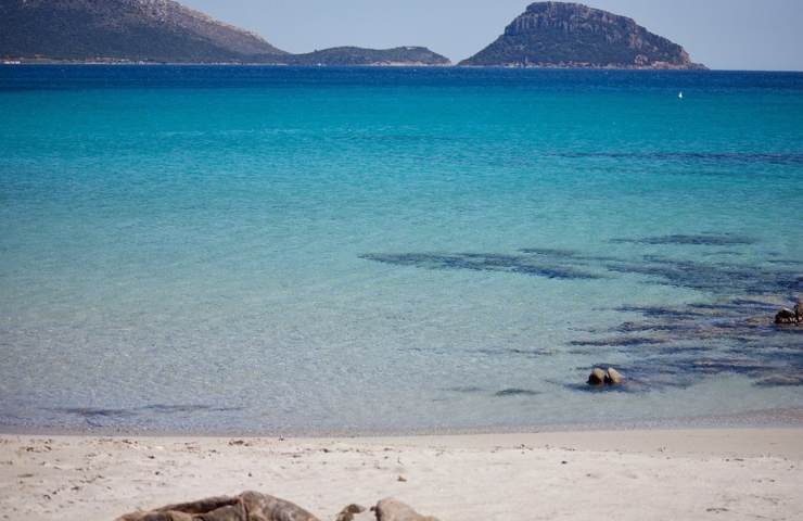 Una spiaggia ed un mare cristallino