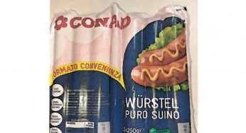 Conad, wurstel da restituire: cosa hanno trovato all’interno