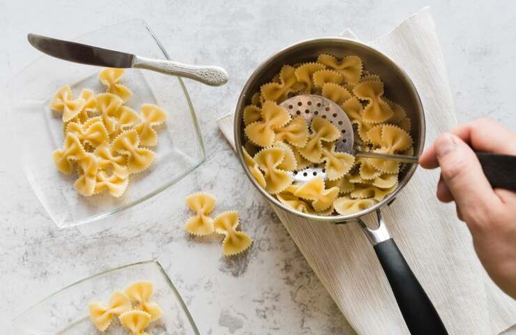 Pasta a forma di farfalle