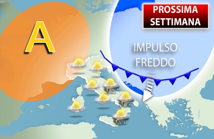 previsioni meteo prossima settimana italia