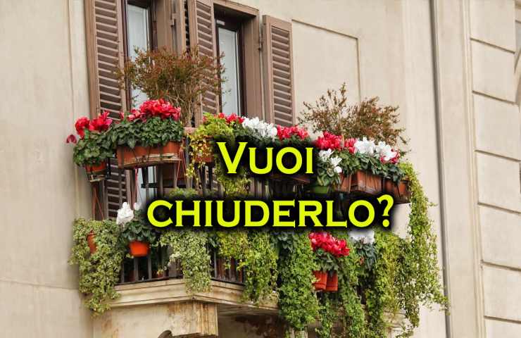 permessi per chiudere balcone