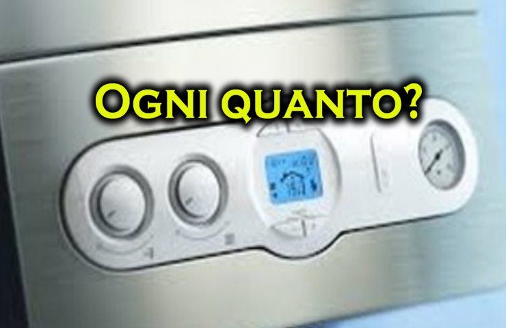 quando va fatta la manutenzione della caldaia?