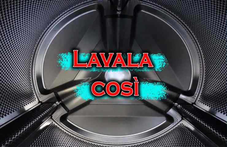 come lavare la lavatrice