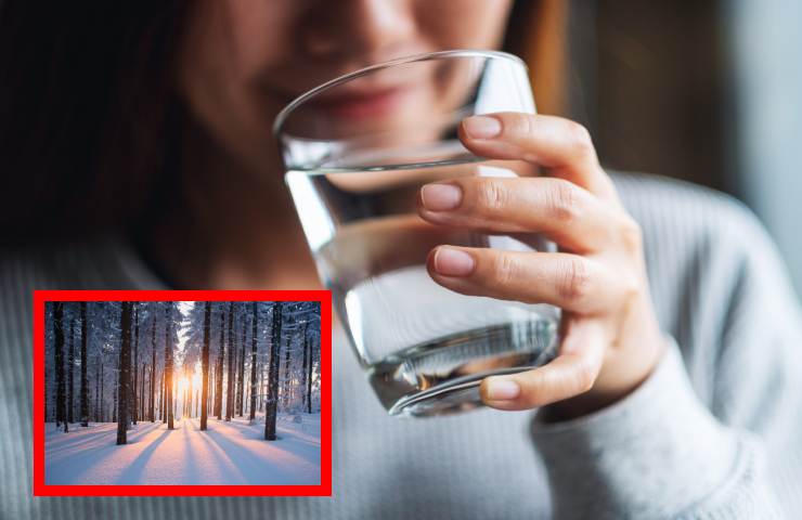 Acqua fresca in inverno: perché è importante