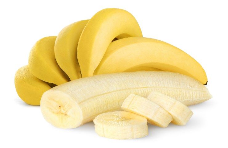 banane sbucciate e confenzionate