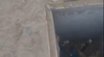 E’ intrappolato nella buca, se non fosse per lui nessuno lo avrebbe mai trovato